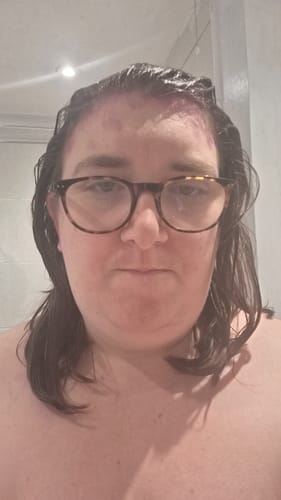 Customer photo review of Instant Dye Shampoo