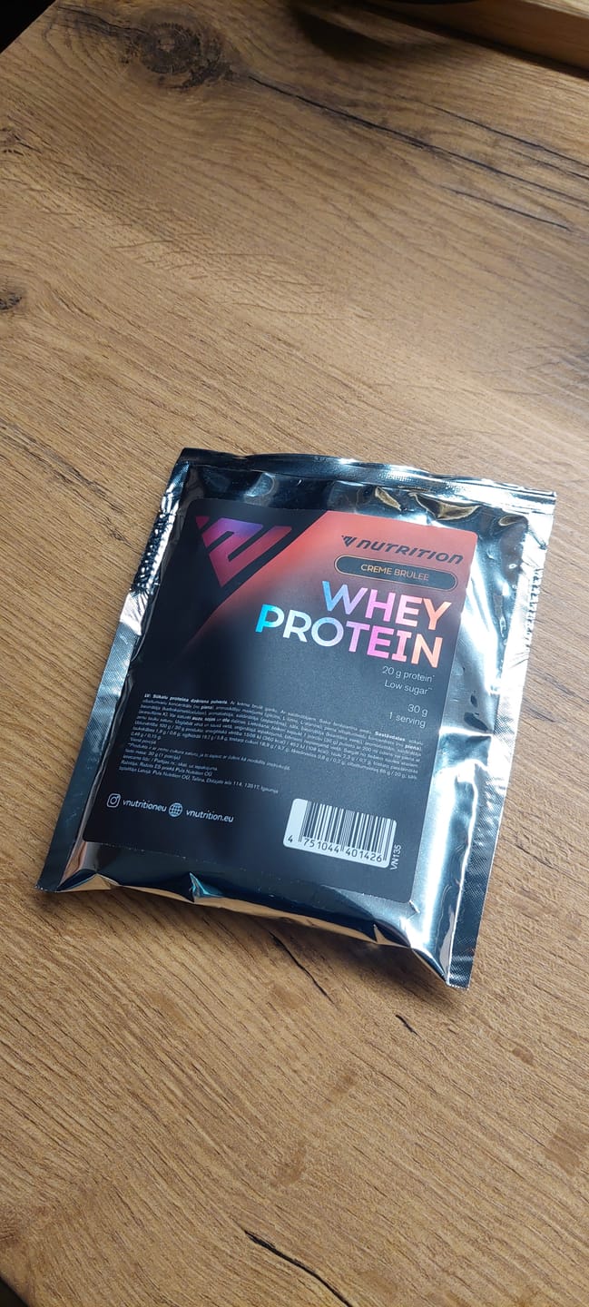 Customer photo review of Whey Protein pulvera paraugs (30 g)