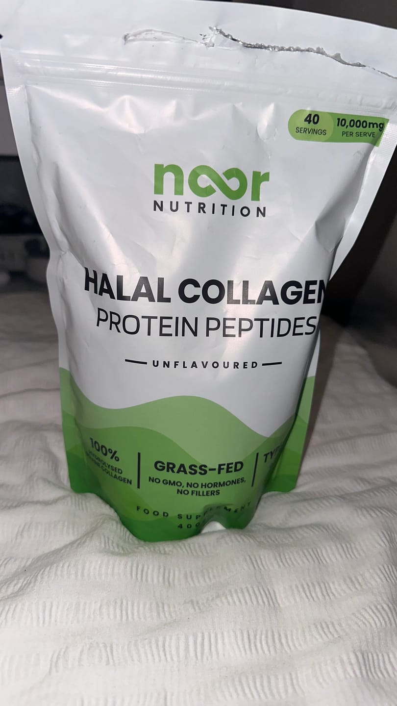 Customer photo review of Halal Collagen Powder