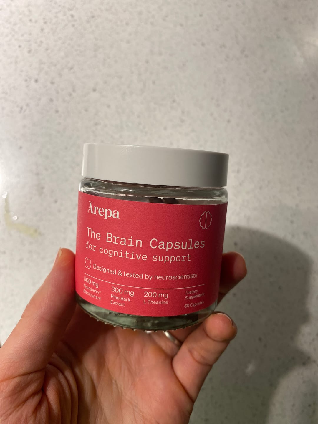 Customer photo review of The Brain Capsules for Cognitive Function