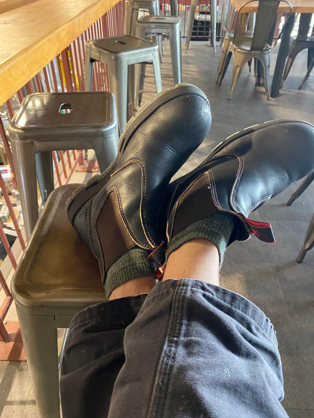 Customer photo review of J.B. Field's Hiking "Hiker GX" 74% Merino Wool Low-Cut Ankle Socks