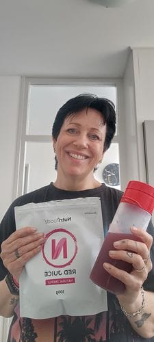 Customer photo review of Nutrifoodz® Red Juice