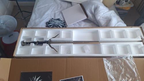 Customer photo review of Geralt of Rivia's Silver Sword - The Witcher Sword