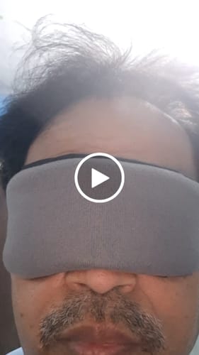 Customer video review of Eye Mask (Cool Gel)| Eye Relaxing Mask For Puffy, Tired Eyes | Dark Circles & Dry Eyes (Grey)