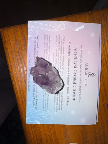 Customer photo review of VIP Crystal Club • (Monthly Crystal Tester)