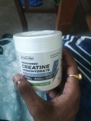 Customer photo review of Wellcore - Pure Micronised Creatine Monohydrate | Kiwi Kick (122g, 33 servings)