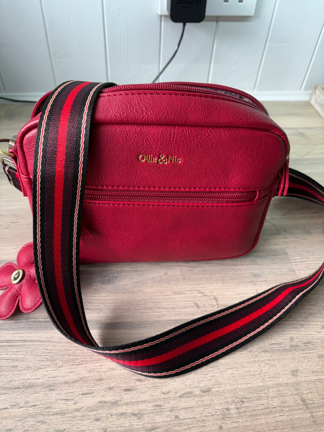 Customer photo review of Gigi Crossbody - Cherry Red