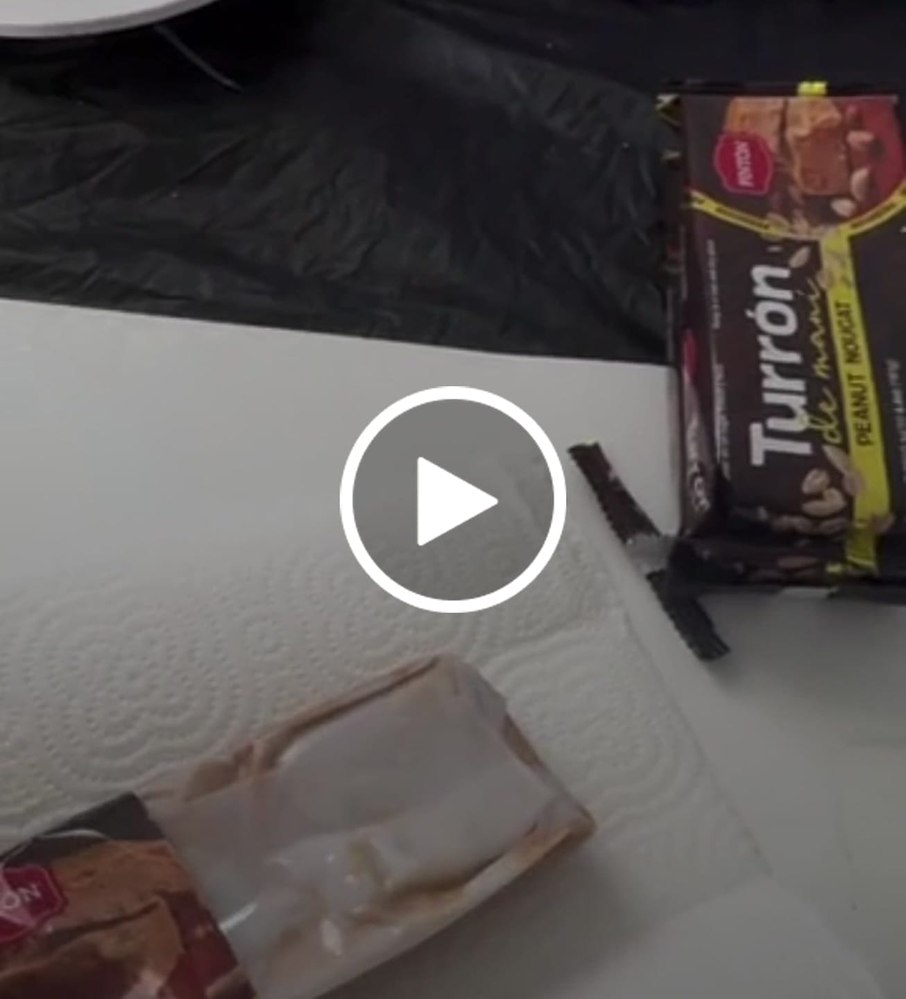 Customer video review of Turrón de Maní Pintón Peanut