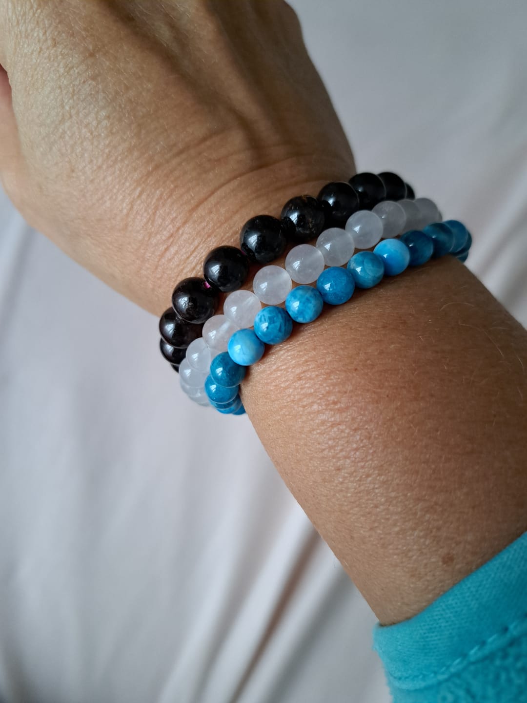 Customer photo review of Bracelet Grenat