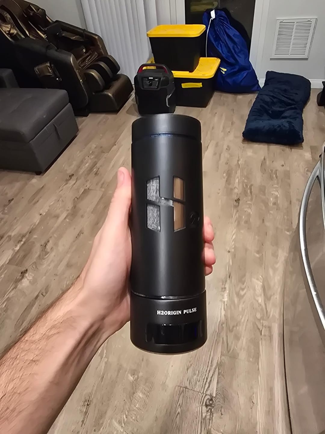 Customer photo review of Hydrogen Water Bottle Generator Black
