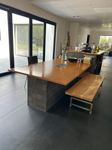 Customer photo review of Retro Solid Wood Bench Nn0316-N Smy17319-N