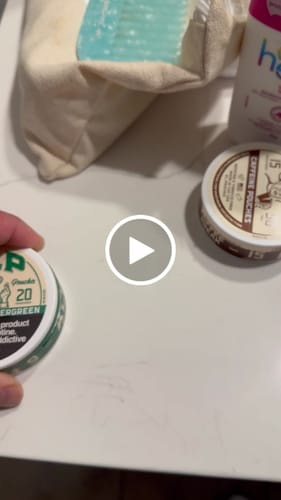 Customer video review of Chilled Mint Nicotine Pouches