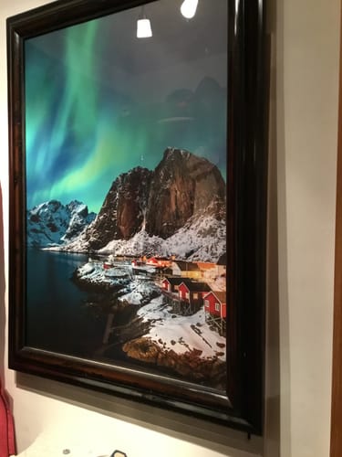 Customer photo review of Poster | Nordlichter | Hochformat