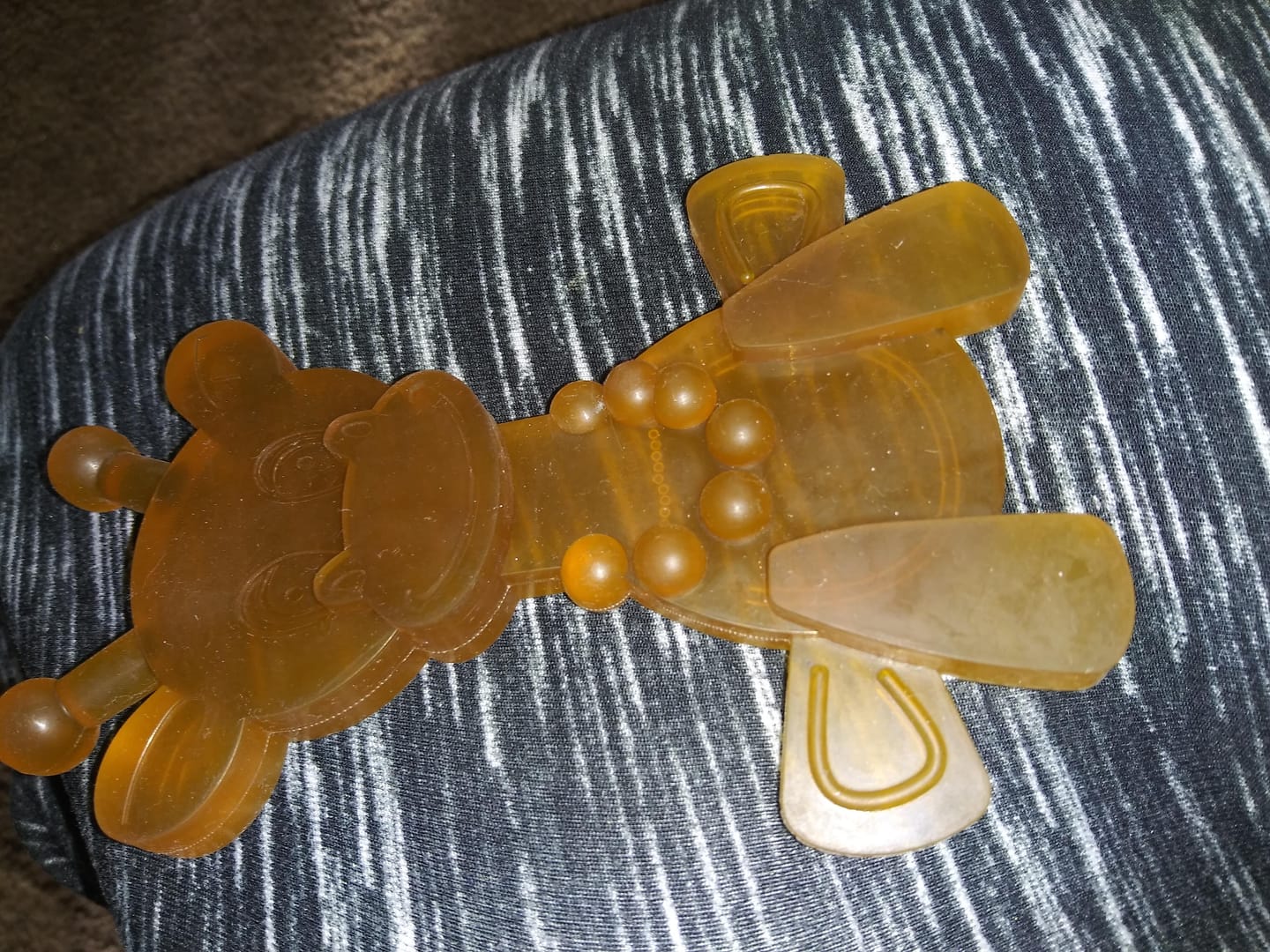 Customer photo review of The Little Bamber - Natural Rubber & Baltic Amber Teething Toy