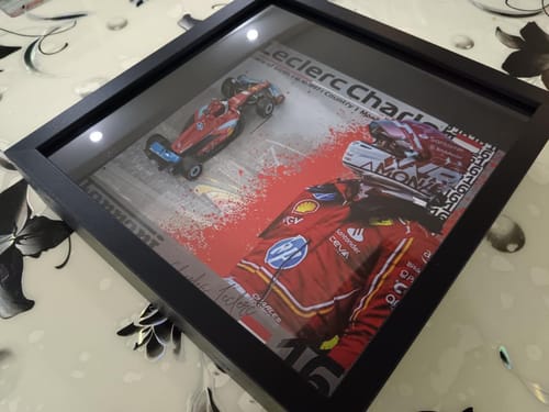 Customer photo review of Charles Leclerc #16 Ferarri