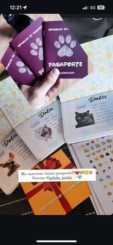 Customer photo review of Pasaporte Para Mascotas