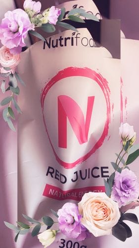 Customer photo review of Nutrifoodz® Red Juice