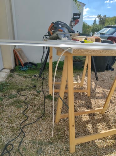 Customer photo review of Guide de coupe universel 2,8m Evolution ST2800-G2 pour scie circulaire