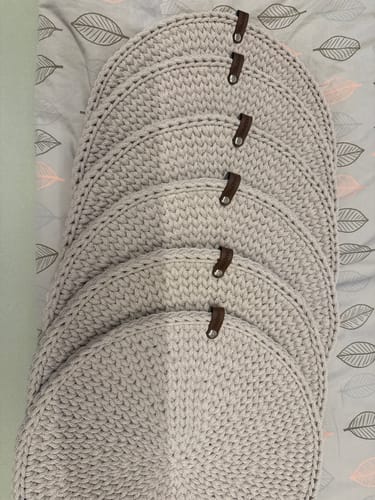 Customer photo review of Label-Set "HANDMADE" - Braun - CS0018 - für Häkelkörbe etc.