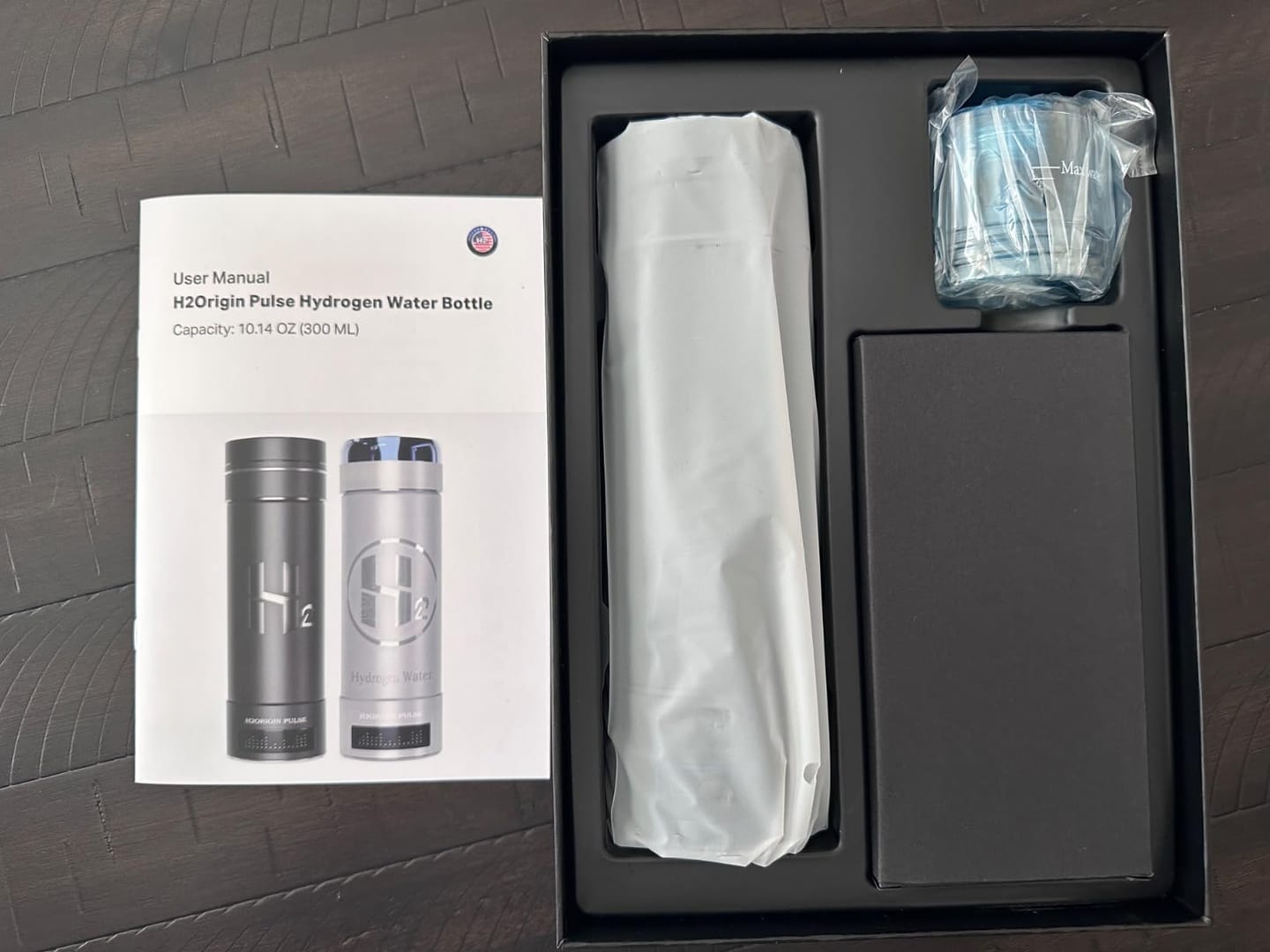 Customer photo review of Hydrogen Water Bottle Generator Silver