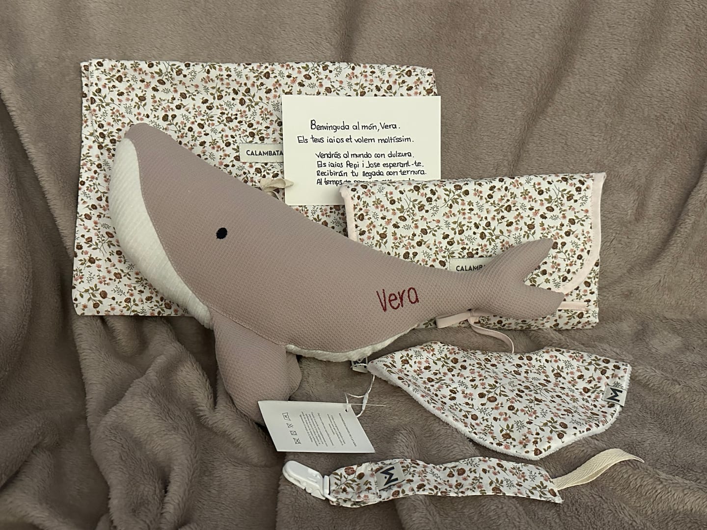 Customer photo review of Pack regalo bebé Miranda