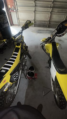 Customer photo review of Custom Seat Cover: 2003 Suzuki DR-Z 125