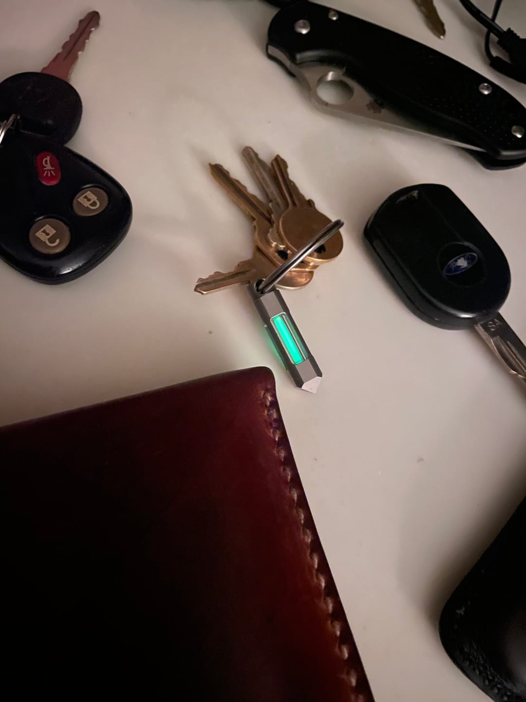 Customer photo review of Tritium Glow Fob