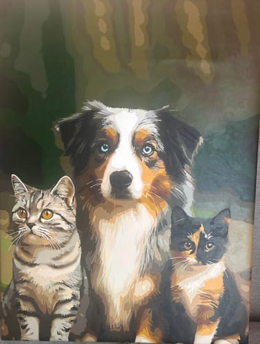 Customer photo review of Malen nach Zahlen - Dein Wunschmotiv