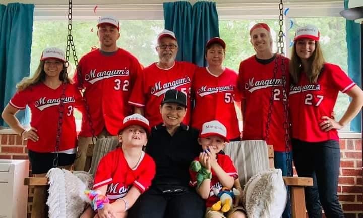 Customer photo review of Custom White Red Classic Style  Baseball Uniform Jersey/Pants/Hat Package For Team