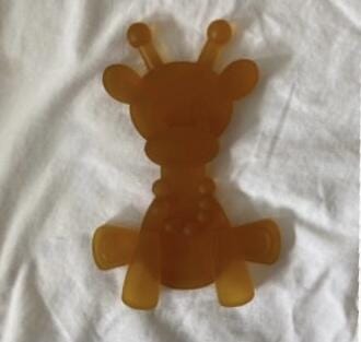 Customer photo review of The Little Bamber - Natural Rubber & Baltic Amber Teething Toy