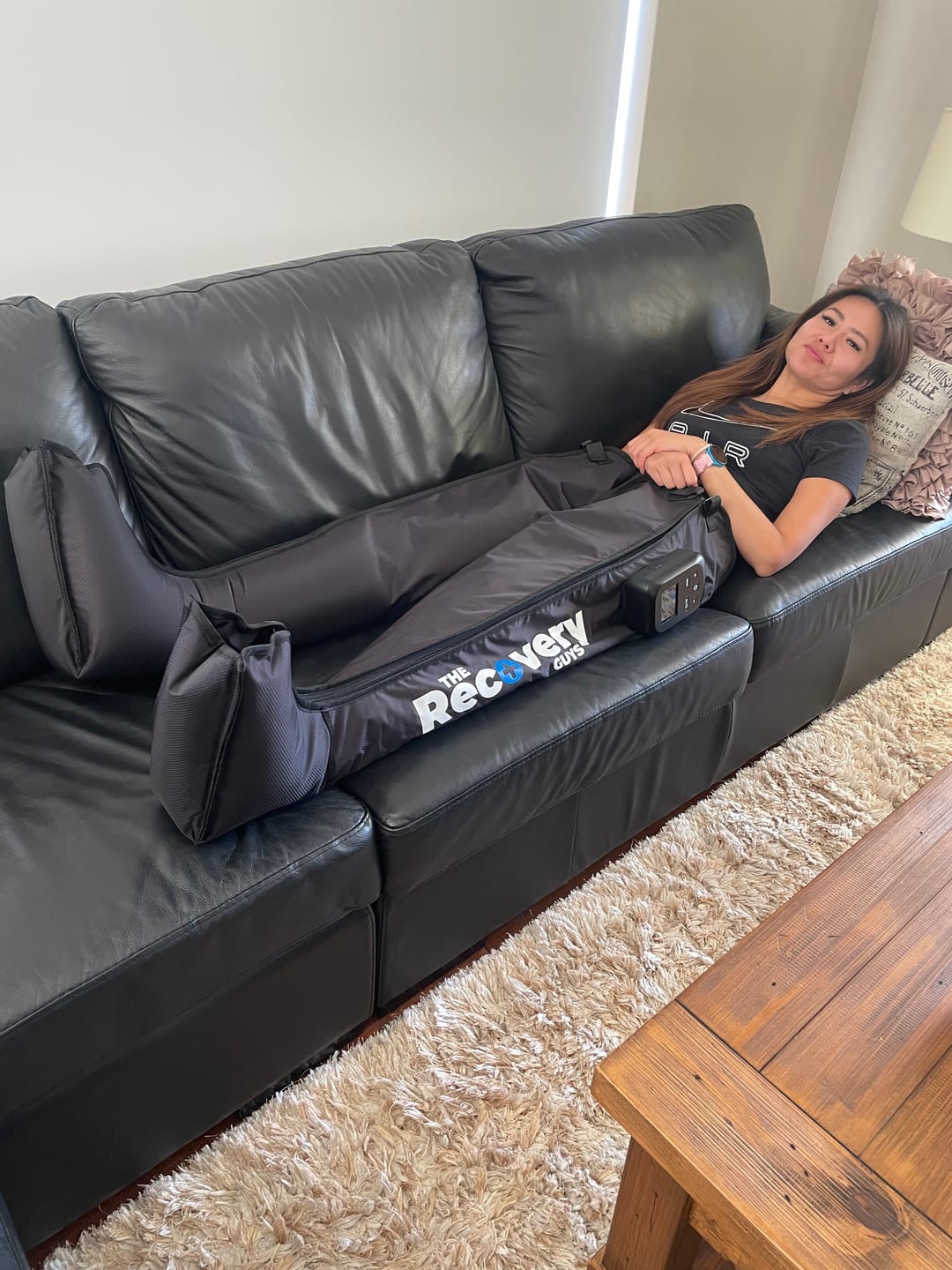 Customer photo review of WIRELESS Compression Boots 3.0