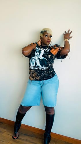 Customer photo review of CECILE-BLACK STILETTO SANDAL