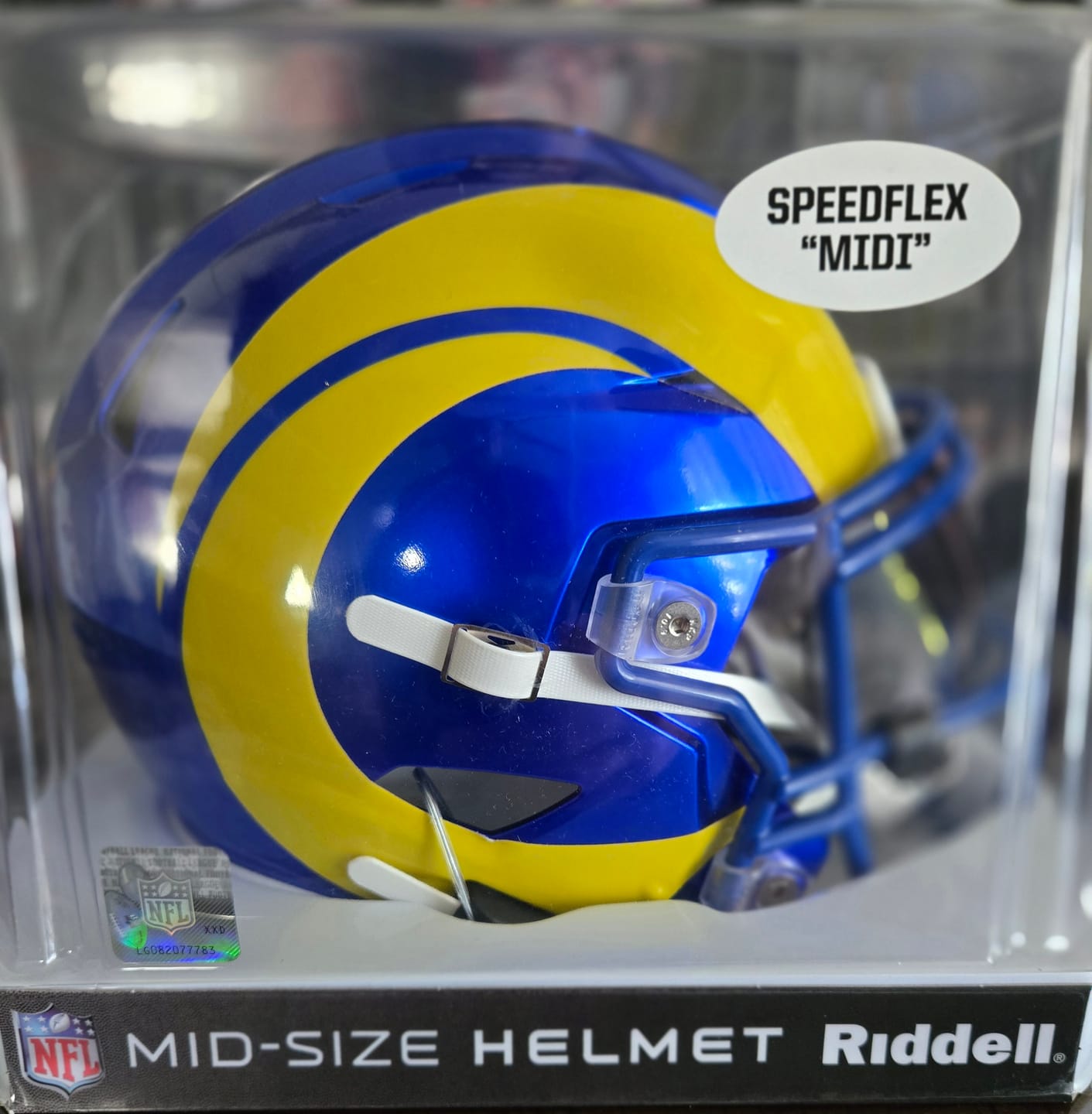 Customer photo review of LA Rams Riddell SpeedFlex Mid-Size MIDI Helmet