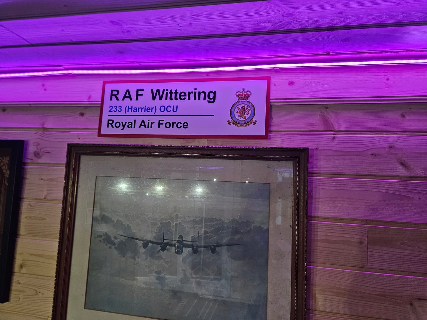 Customer photo review of RAF Station Wall Sign