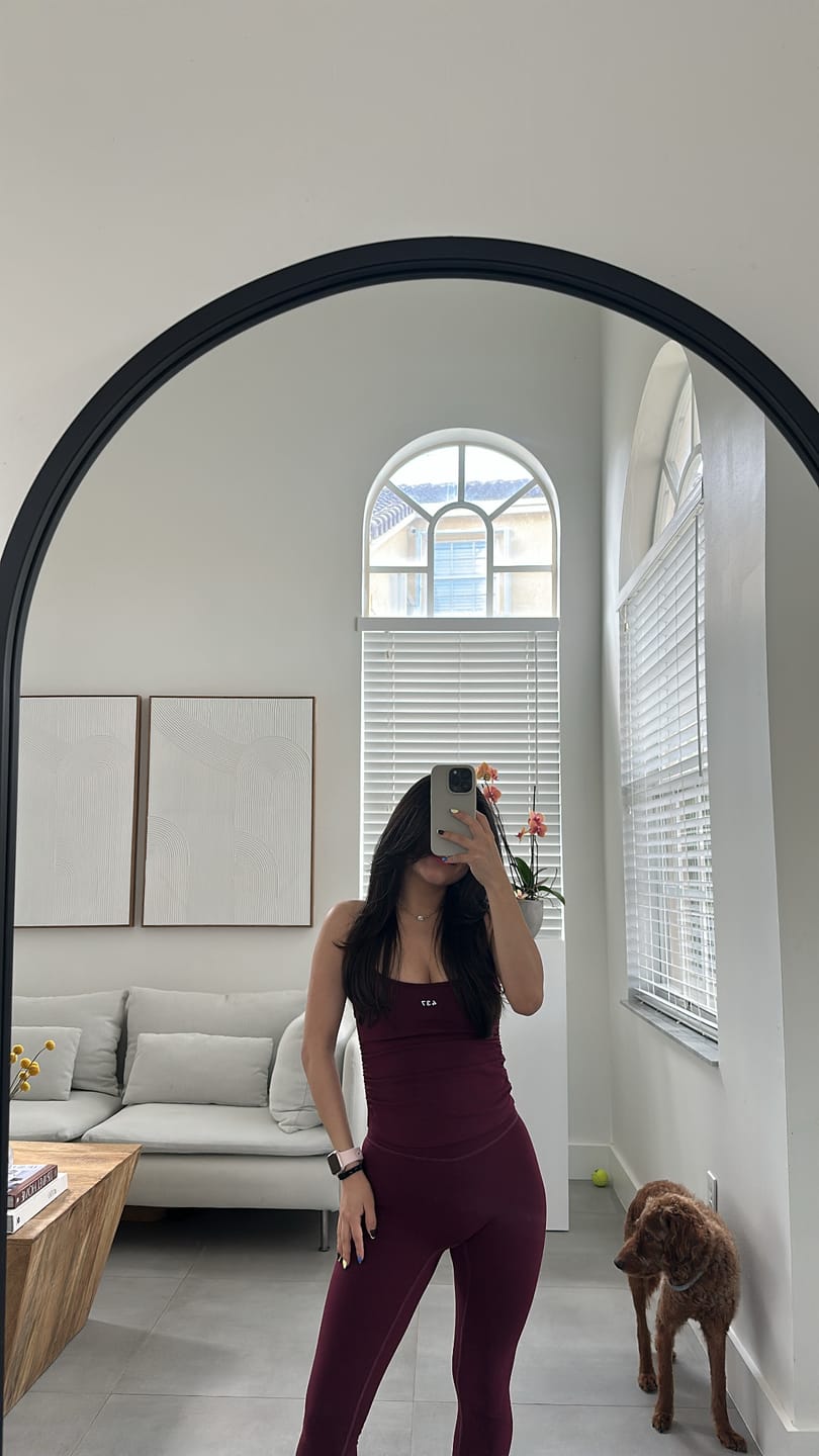 Customer photo review of The Sculpt Tank / Black-Cherry