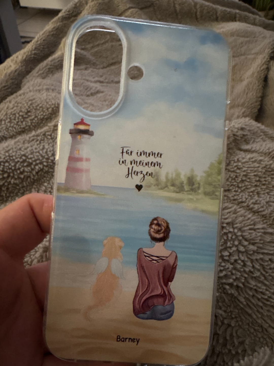 Customer photo review of Unterwegs mit Haustier - Individuelle Handyhülle