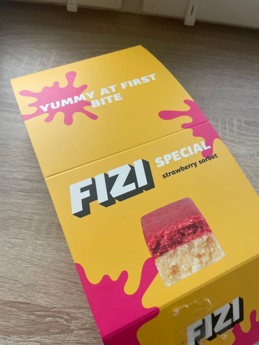 Customer photo review of Strawberry Sorbet