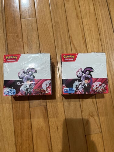 Customer photo review of Pokemon Destined Rivals Booster Box