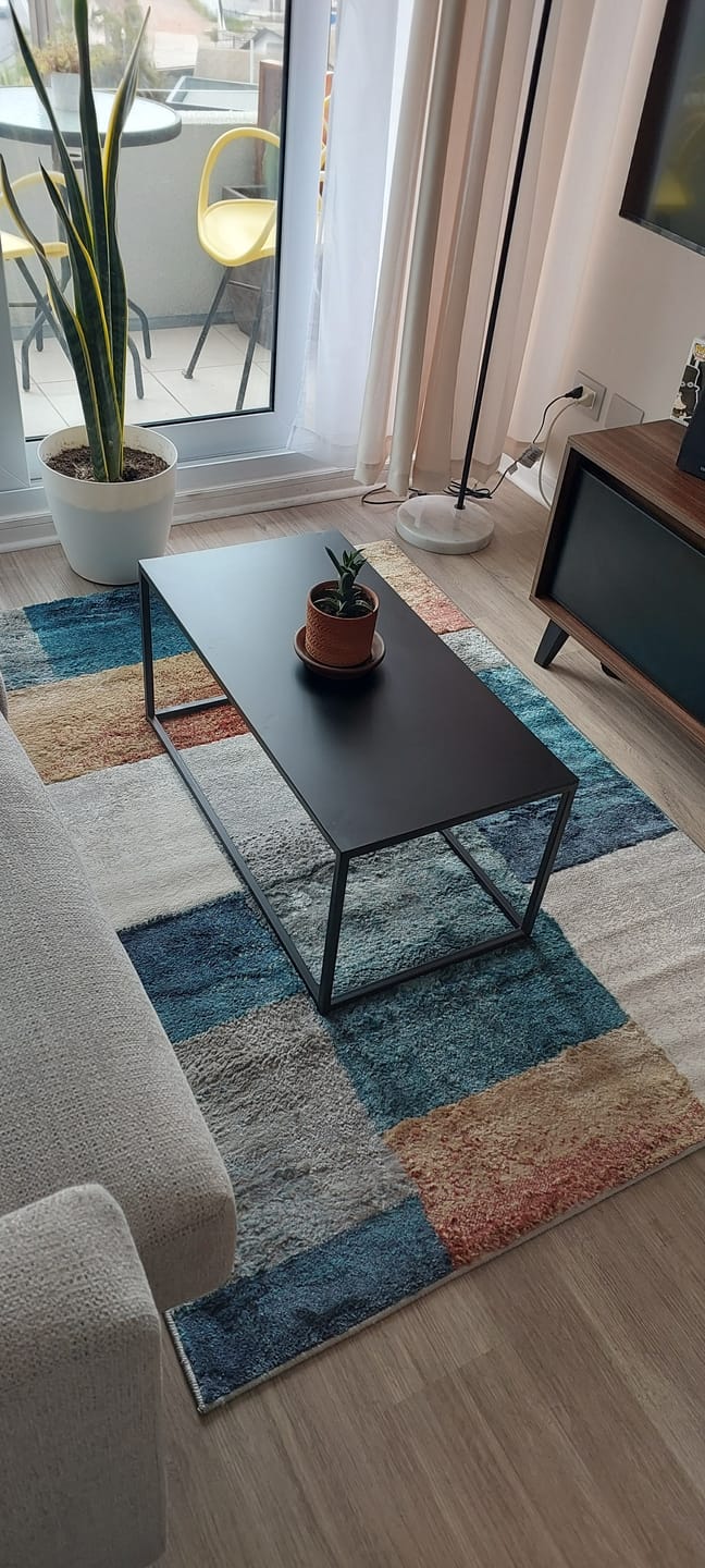 Customer photo review of Mesa de Centro Rectangular METAL BLACK