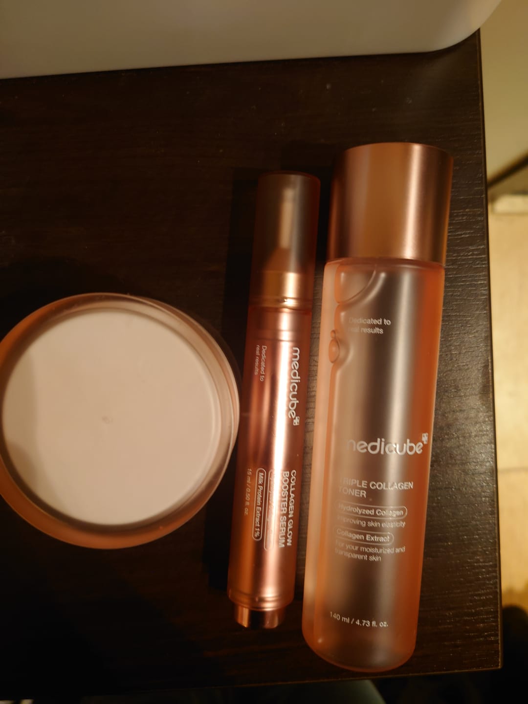 Customer photo review of Nostiprinošs toniks sejai Medicube Triple Collagen Toner 4.0