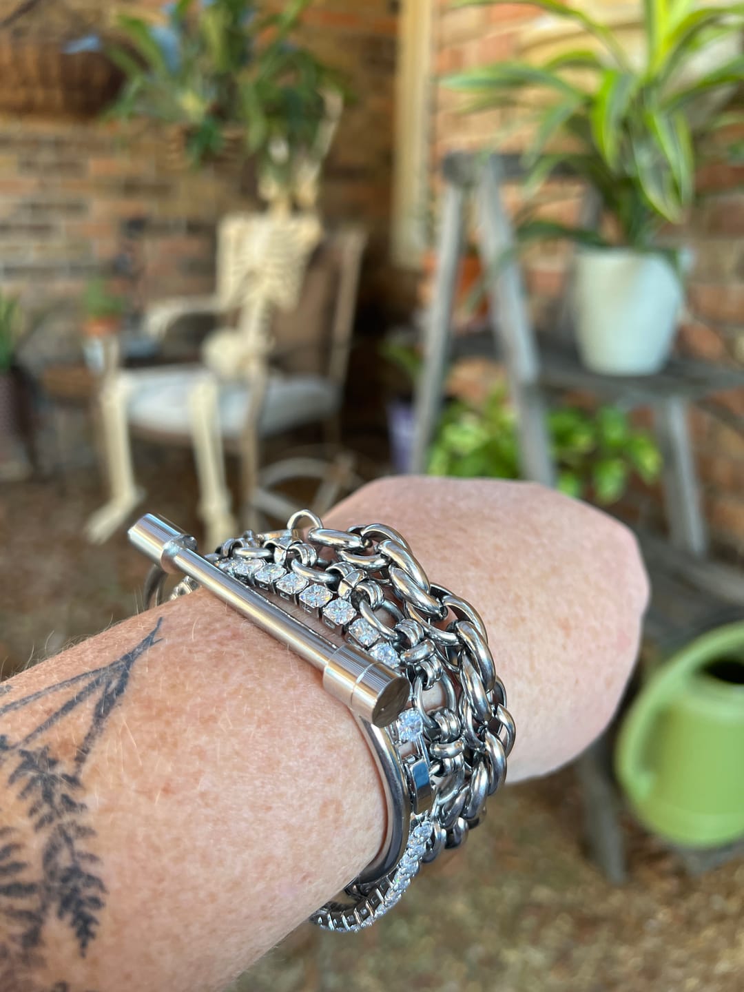 Customer photo review of Lisa Stainless Steel Bracelet