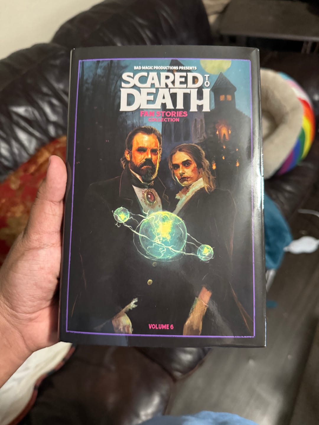 Customer photo review of Scared To Death Book Vol 6 SIGNED