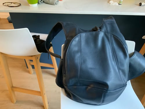 Customer photo review of Le sac à dos Vegan Original - Ergonomique et Antivol.