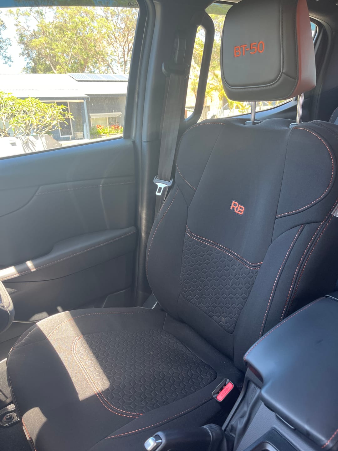 Customer photo review of Mazda BT-50 TF - GP6 Premium Neoprene 2x Front Seat Covers (Available)