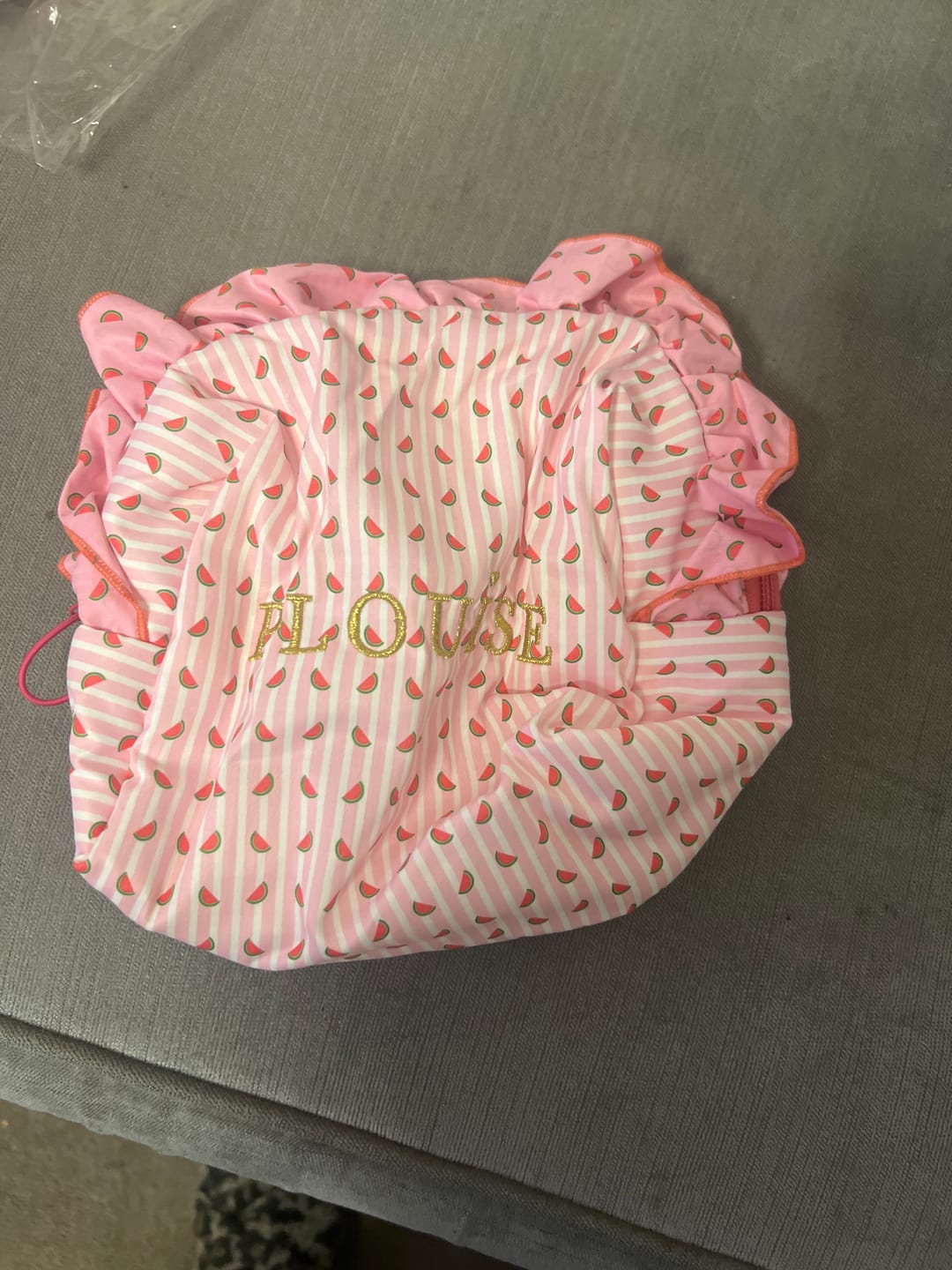 Customer photo review of P. Louise Skincare Bag