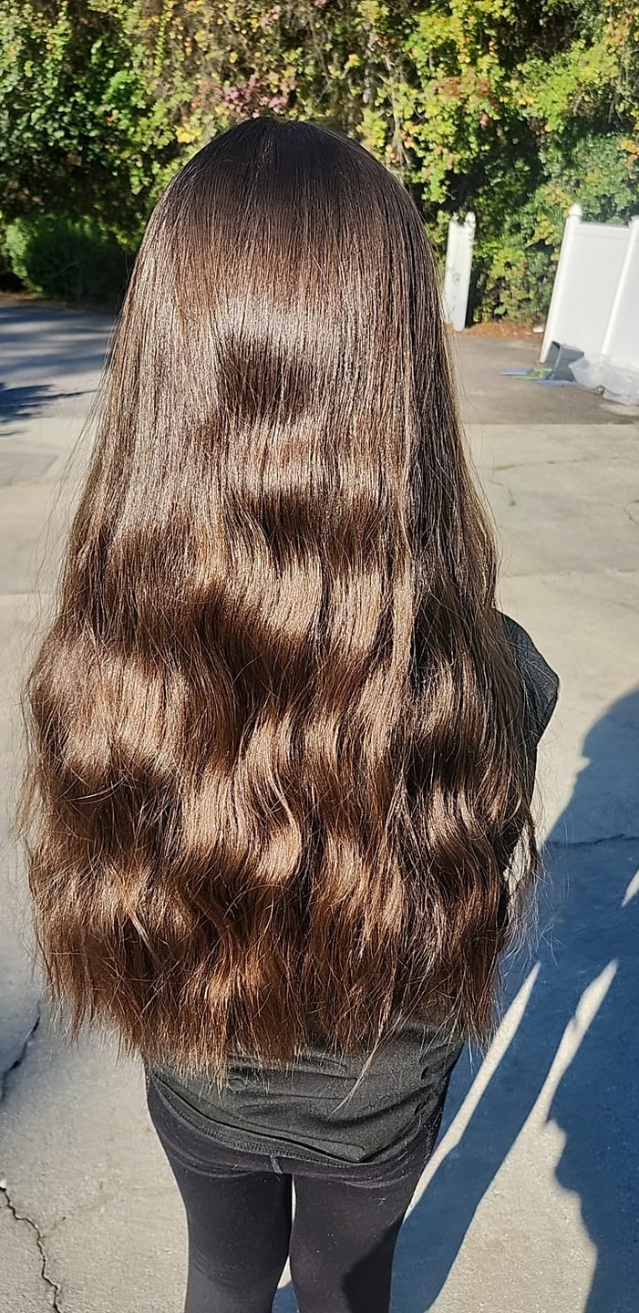 Customer photo review of Hidden Waterfall™ Shampoo Bar for Growth | Sweet-Musk Scent