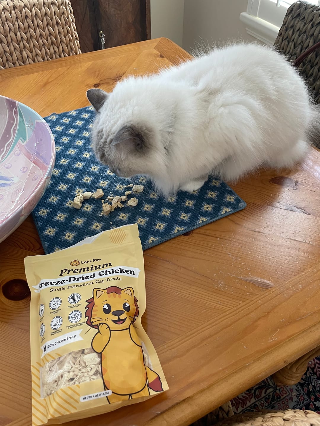 Customer photo review of Freeze Dried Chicken Treats