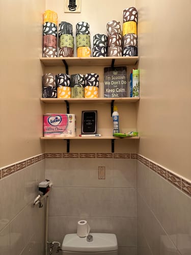 Customer photo review of 100% Bamboo Toilet Paper - 3ply -  40 meters