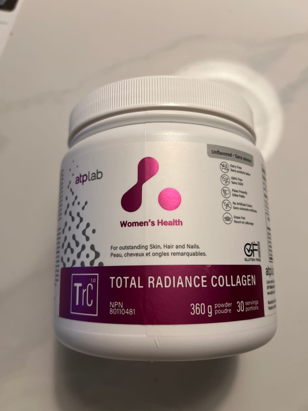 Customer photo review of ATP Lab - Total Radiance Collagen - 360g