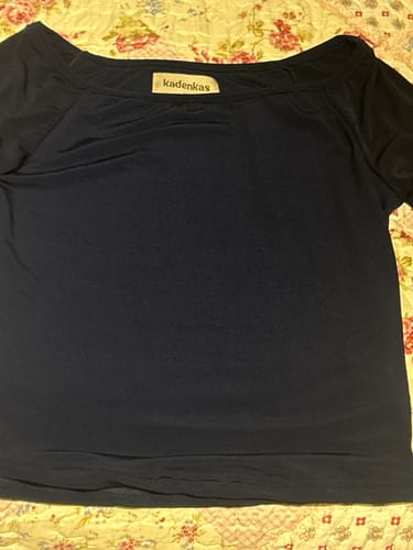 Customer photo review of TOP LUNA AZUL MARINO